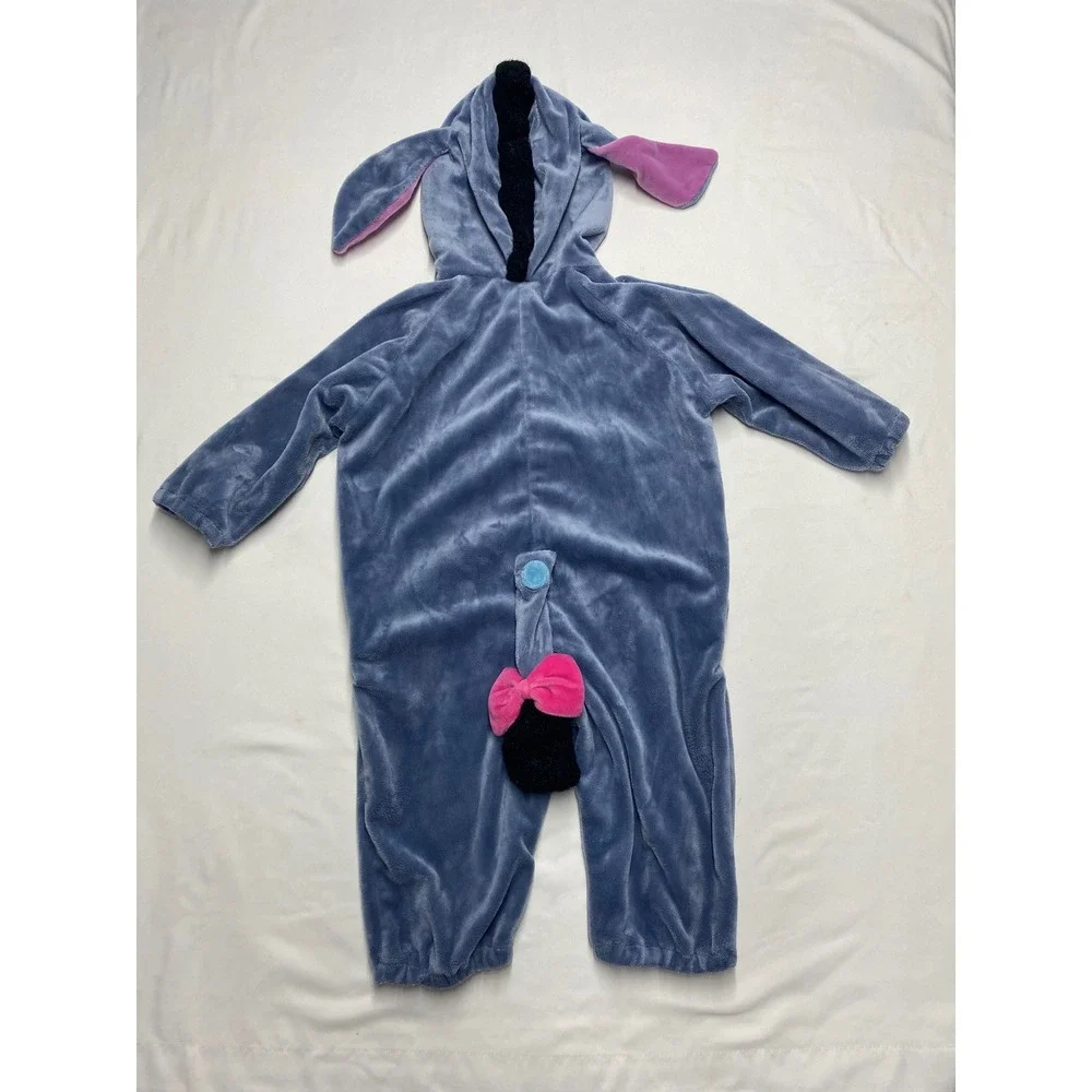 Vintage Disney Shopping Eeyore Costume Jumpsuit Blue Purple 12-18 Months